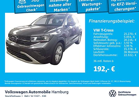 VW T-Cross Volkswagen 1.0 TSI Life DSG ACC Kamera CarPlay LED