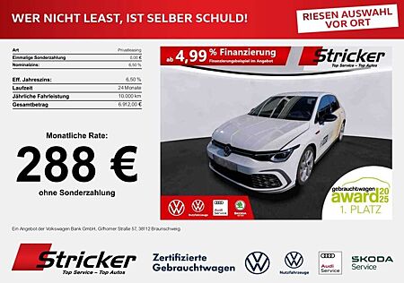 VW Golf Volkswagen GTI Black Style 2.0TSI DSG 288,-ohne Anzahlung H&