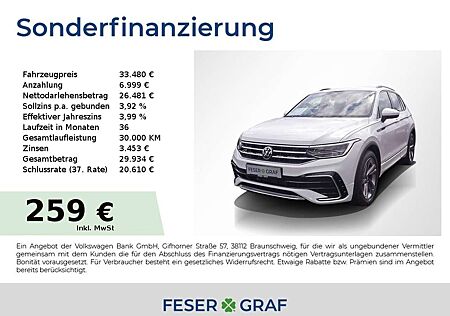 VW Tiguan Volkswagen R-Line 1.5TSI DSG LED ACC APP PDC SHZ 19"