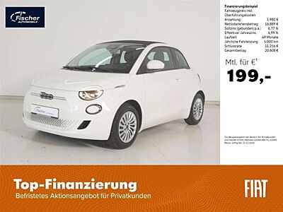 Fiat 500e 42 kWh/Carplay/Keyless/DAB+/GRA