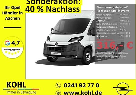 Opel Movano Kasten L2H2 3,5t 2.2 BlueHDI 180PS AHK LED Klimaau