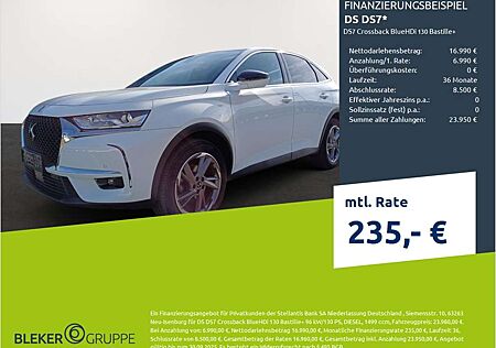 DS Automobiles DS 7 Crossback BlueHDi 130 Bastille+