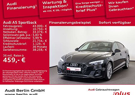 Audi A5 S line 50 TDI qu. tiptr. LEDER RFK