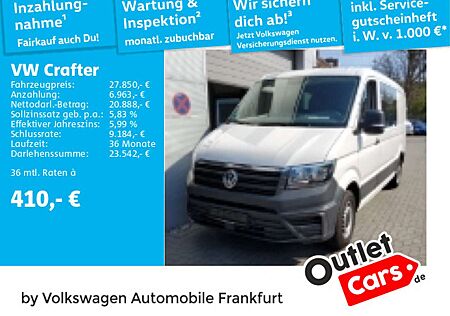 VW Crafter Volkswagen 35 Kasten 2.0 TDI Navi DAB+