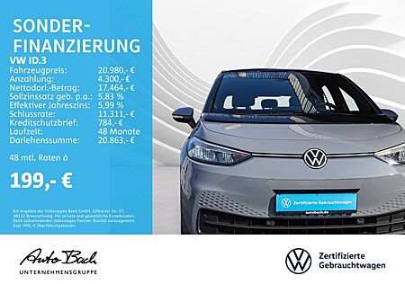 VW ID.3 Volkswagen Pro Automatik Navi LED EPH DAB
