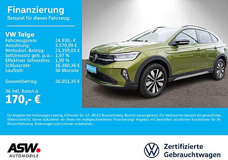 VW Taigo Volkswagen Goal 1.0 TSI DSG LED Navi PDC SHZ VC AHK