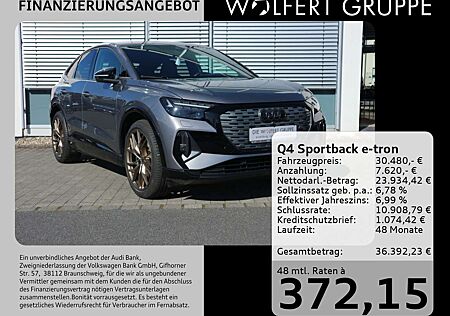 Audi Q4 e-tron Q4 Sportback 0,25% 40 e-tron edition one S-line