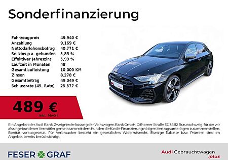 Audi S3 Sportback 2.0 TFSI quattro Sonos/SportAGA/SHZ/GRA