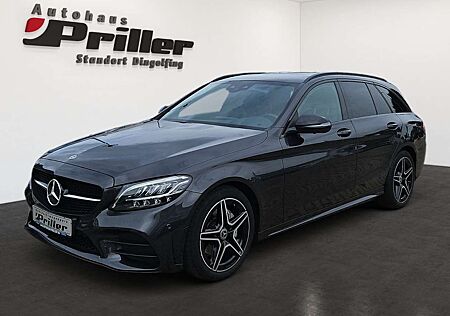 Mercedes-Benz C 220 d T Night Edition/NAVI/LED/AMG/Teil-Leder