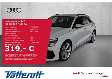 Audi A3 Sportback 45 TFSIe S line AHK B&O Matrix ACC