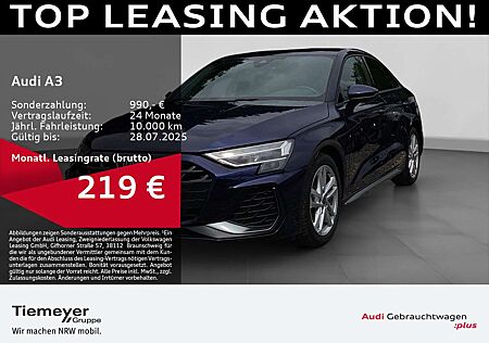 Audi A3 Limo 30 TFSI S LINE LM18 KAMERA LED SPORTSITZ