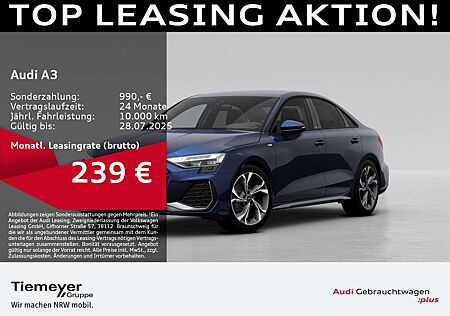 Audi A3 Limo 30 TFSI S LINE LM18 KAMERA LED SPORTSITZ