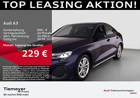 Audi A3 Limo 30 TFSI S LINE LM18 KAMERA LED SPORTSITZ