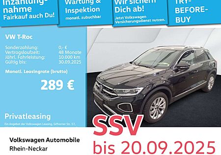 VW T-Roc Volkswagen 1.5 TSI Style DSG Navi AHK LED uvm