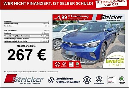 VW ID.4 Volkswagen Pro Performance 150/77 267,-ohne Anzahlung Navi K