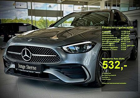Mercedes-Benz C 300 de T AMG+NIGHT+PANO+AHK+360°+KAMERA+