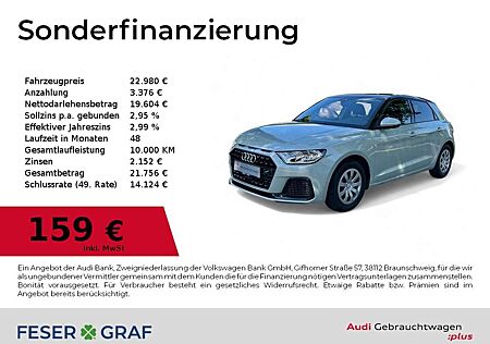 Audi A1 Sportback 25 TFSI S tronic CarPlay/SHZ/GRA/VC/