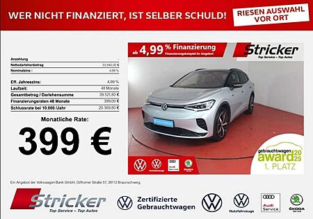 VW ID.4 Volkswagen GTX 399,-ohne Anzahlung ACC Kamera Wärmepumpe