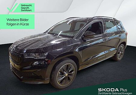 Skoda Karoq gebraucht kaufen Skoda Karoq 2.0 TSI 4x4 DSG SPORTLINE*NAVI*MATRIX*AHK*