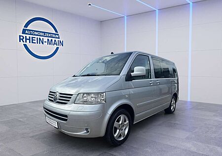 VW T5 Multivan Volkswagen HIGHLINE 2xSchiebetür Kindersitz Leder AHK