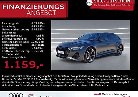 Audi RS6 Avant qu PANO B&0 Adv. AHK ACC Kameras HuD