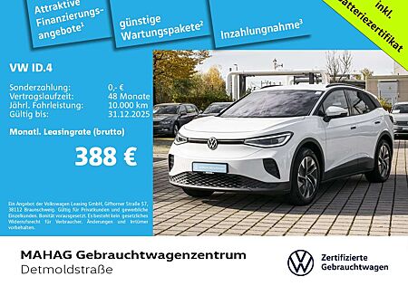 VW ID.4 Volkswagen Pro 82 kWh Wärmepu CCS IQ.Light Navi ParkPi