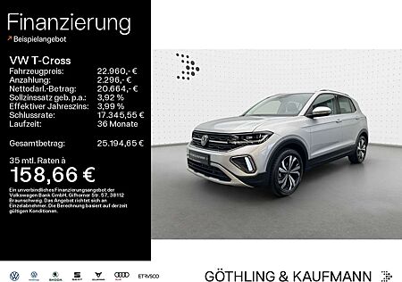 VW T-Cross Volkswagen Style 1.0 TSI 85kW 6-Gang*NAVI*KAM*MATRI
