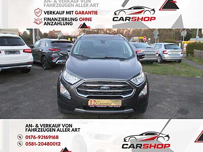 Ford EcoSport Titanium / Teilleder / AHK / Garantie . . .