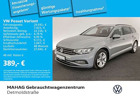 VW Passat Variant Volkswagen 2.0 TDI 4Mot. Business AHK Leder