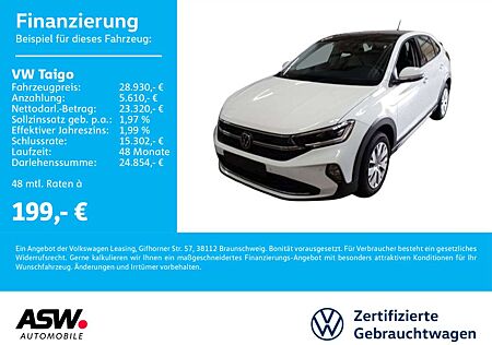 VW Taigo Volkswagen Style 1,5TSI DSG LED Navi RFK Pano ACC AHK