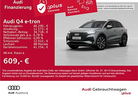Audi Q4 e-tron 45 2x S line*NAV*SIDE*AHK*ACC*R-KAM*20