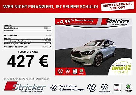Skoda Enyaq iV 80x Suite 427,-ohne Anzahlung AHK Pano Pumpe H