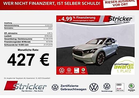 Skoda Enyaq iV 80x Suite 427,-ohne Anzahlung AHK Pano Pumpe H