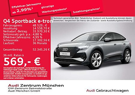 Audi Q4 e-tron 45 S line HuD/AHK/Matrix/Vir