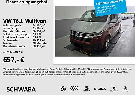 VW T6 Volkswagen .1 Multivan Comfortline 2.0TDI*AHK*StdHz*8fach