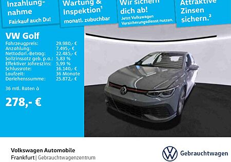 VW Golf GTI Volkswagen Golf VIII 2.0 TSI DSG GTI Clubsport Navi LEDPlus