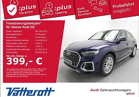 Audi Q5 Sportback 55 TFSIe S line Luftfed. AHK HUD ACC