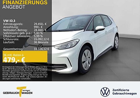 VW ID.3 Volkswagen PRO LM18 SITZHZG KAMERA NAVI