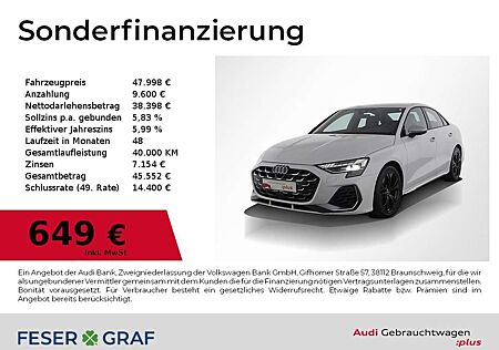 Audi S3 Limousine 2.0TFSI S tronic Matrix/Sitzhzg.