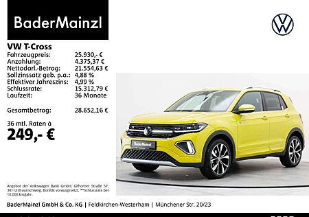 VW T-Cross Volkswagen 1.0 TSI DSG R-Line AHK Kam. ACC Matrix