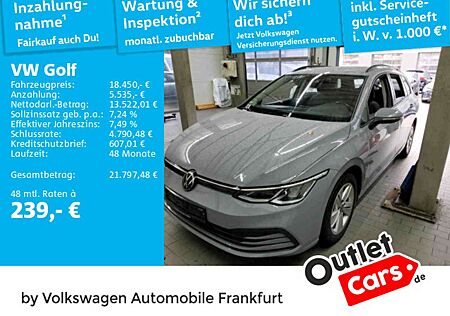 VW Golf Variant Volkswagen Golf VIII 2.0 TDI DSG Life Navi AHK LED Heckleuc