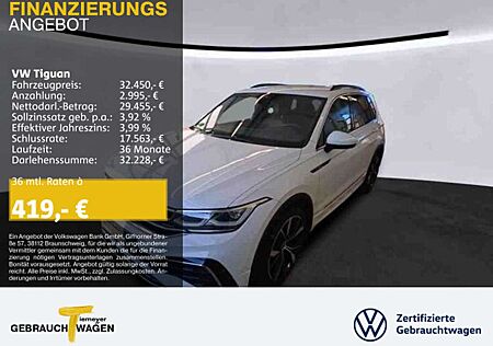 VW Tiguan Volkswagen 2.0 TDI 4M R-LINE LM20 LEDER IQ.LIGHT AHK