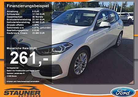 BMW 118 i Sport Line Navi LED el.Heckkl. Lenkrad beh.