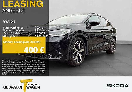 VW ID.4 gebraucht kaufen VW ID.4 Volkswagen GTX 4M PANO WÄRMEP AHK HuD