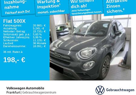 Fiat 500X 1.5 GSE Mild-Hybrid Cross 4x2 Navi Spurhalt