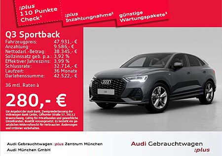 Audi Q3 40 TFSI qu. S tronic S line Pano/AH