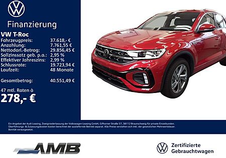 VW T-Roc Volkswagen R-Line 2.0 TSI 4M AHK/Navi/Standh/02.30Gar
