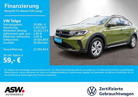VW Taigo Volkswagen Life 1.0 TSI LED NAVI RFK PDC SHZ VC AHK