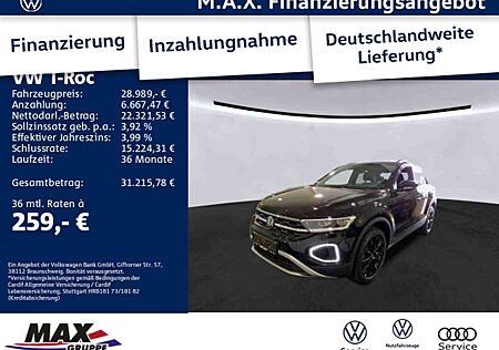 VW T-Roc Volkswagen 1.5 TSI BLACKSTYLE LED+KAMERA+PDC+DCP+LANE