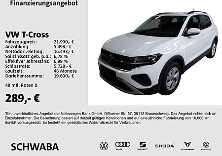 VW T-Cross Volkswagen Life 1.0TSI LED*VIRTUAL*ACC*LANE*PDC*16"